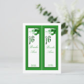 2ブックマークスウィート16グリーンパーティー インビテーションポストカード (スタンド正面)