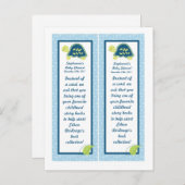 2ブックマークタートルリーフ海ウミガメ インビテーションポストカード (正面/裏面)