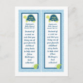 2ブックマークタートルリーフ海ウミガメ インビテーションポストカード (正面)