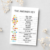 2ブライダルシャワーゲームユーカリエレガントプタスカード 招待状