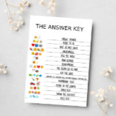 2ブライダルシャワーゲームユーカリエレガントプタスカード 招待状