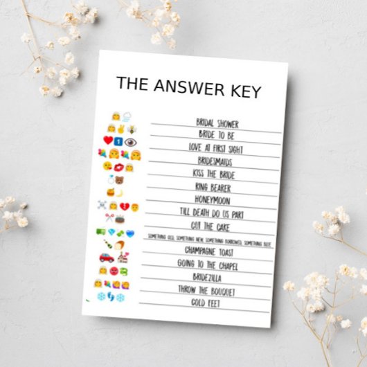 2ブライダルシャワーゲームユーカリエレガントプタスカード 招待状