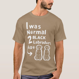 2ブラックラボラブラドールレトリエバーギフトアイディア犬 Tシャツ