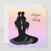 2ブリッエレガントド結婚式招待状 招待状 (裏面)