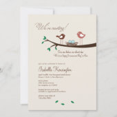 2ブルーエッグツインボーイズ赤ちゃんシャワー招待状 招待状 (正面)