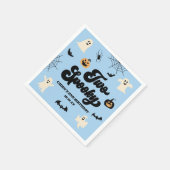 2ブルーハロウィン不気味2回目の誕生日パーティー スタンダードカクテルナプキン (角)