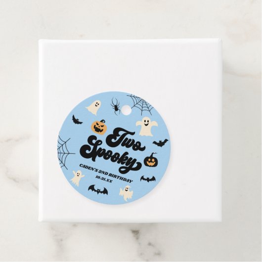 2ブルーハロウィン不気味2回目の誕生日パーティー フェイバータグ (インサイチュ)