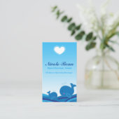 2ブルーホエールチルドンズブティックビジネスカード 名刺 (スタンド正面)