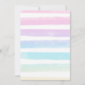 2プクールールパーティービーチ2nd誕生日パーティー 招待状 (裏面)