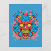 2ヘビ葉書 ポストカード (正面)