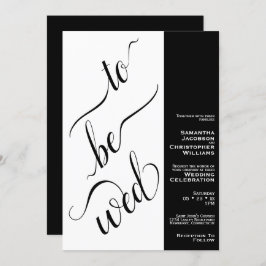 2ペイ結婚ンドの黒と白の結婚使用 招待状