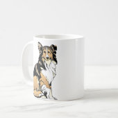 2ペットパーソナライズされたフォトカスタム コーヒーマグカップ (正面左)