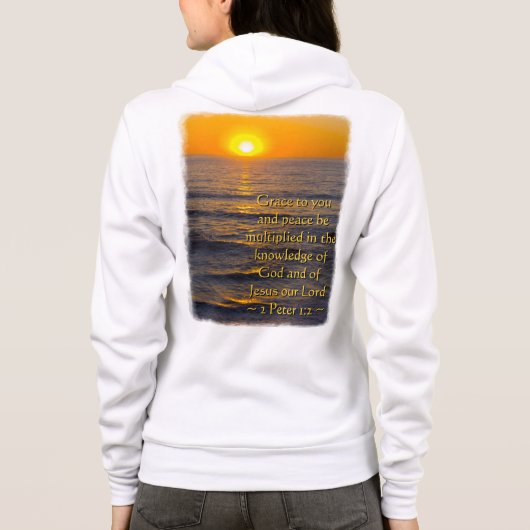 2ペテロ1:2 パーカ (裏面)