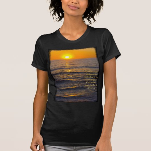 2ペテロ1:2 Tシャツ (正面)