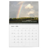 2ページのカスタムなカレンダー、普通サイズ カレンダー (3月 2026)