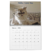 2ページのカスタムなカレンダー、普通サイズ カレンダー (2月 2026)