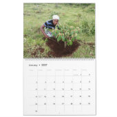 2ページの大きいカレンダー（白） カレンダー (1月 2027)