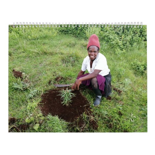 2ページの大きいカレンダー（白） カレンダー (カバー)