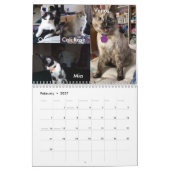 2ページのMediumCalendar、白のカレンダー カレンダー (2月 2027)