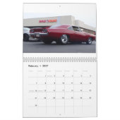 2ページ、媒体、白いカレンダーのプロ通りのごまかし カレンダー (2月 2027)