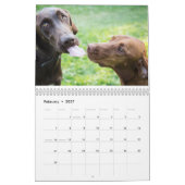 2ページ、媒体、白いカレンダー カレンダー (2月 2027)