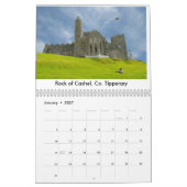 2ページ – 白 – カレンダー (1月 2027)