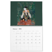 2ページLargeCalendar、白いカレンダー カレンダー (2月 2026)