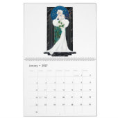 2ページLargeCalendar、白いカレンダー カレンダー (1月 2027)