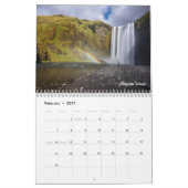 2ページLargeCalendar、白いカレンダー カレンダー (2月 2027)
