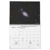 2ページMediumCalendar、白いカレンダー カレンダー (2月 2027)