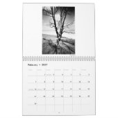 2ページMediumCalendar、白いカレンダー カレンダー (2月 2027)