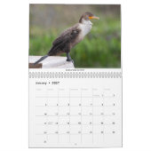 2ページMediumCalendar、白 カレンダー (1月 2027)