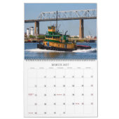 2ページMediumCalendar、白 カレンダー (3月 2027)