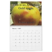 2ページMediumCalendar、白 カレンダー (2月 2027)