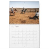 2ページMediumCalendar、白 カレンダー (3月 2027)