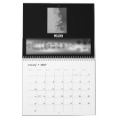 2ページMediumCalendar、白 カレンダー (1月 2027)