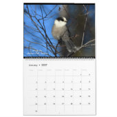 2ページMediumCalendar、白 カレンダー (1月 2027)