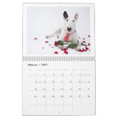 2ページMediumCalendar、白 カレンダー (2月 2027)
