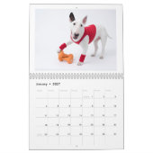 2ページMediumCalendar、白 カレンダー (1月 2027)