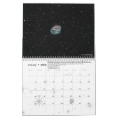 2ページMediumCalendar、白 カレンダー (1月 2026)