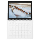 2ページMediumCalendar、白 カレンダー (2月 2027)