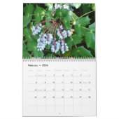 2ページMediumCalendar、白 カレンダー (2月 2026)