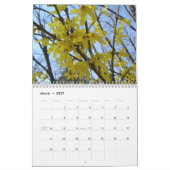 2ページMediumCalendar、白 カレンダー (3月 2027)