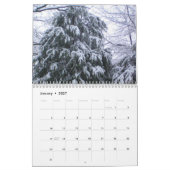 2ページMediumCalendar、白 カレンダー (1月 2027)