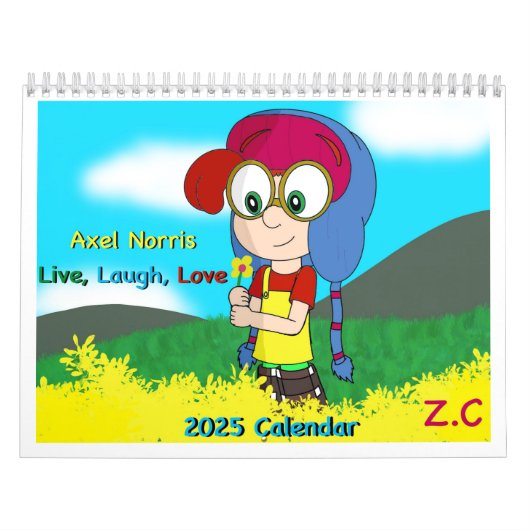 2ページMediumCalendar、白 カレンダー (カバー)