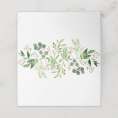 #2ボタニカルドリームグリーン素朴リー座席表 プレイスカード (外部開封)