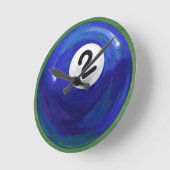 2ボール ラウンド壁時計 (傾斜)