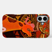 2ポニーテイルアートのキリン Case-Mate iPhoneケース (裏面 (横))
