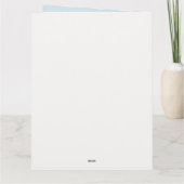 2マストのスクーナー船とドリーバイウィンスローホーマー サンキューカード (裏面)