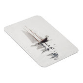 2マストのスクーナー船とドリーバイウィンスローホーマー マグネット (右側)